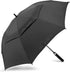 Kalolary UPF 50+ UV Protection Compact Golf Umbrella, 62 Inch Extra Large, Windproof Waterproof for Men and Women