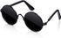 Dog Sunglasses Retro Pet Glasses, Classic Round Dog Glasses for Cats and Dogs, Photos Props Cosplay Costume (Black)