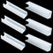 U Shape Fence Reinforcement Groove, Durable PVC Portable Fittings Accessory for Pet Gate Fence Reinforcement
