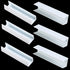 U Shape Fence Reinforcement Groove, Durable PVC Portable Fittings Accessory for Pet Gate Fence Reinforcement