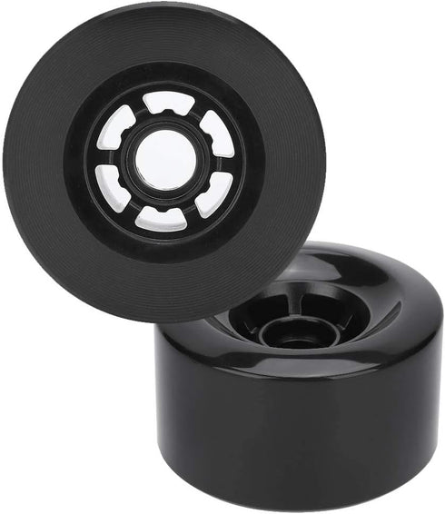 Keenso Pro Skateboard Wheels, Electric Scooter Tires PU 80A Shockproof Wheels with Bearings 90mm