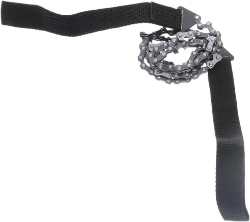 HME Pocket Folding Hand Chain Saw, 36 Inches with Nylon Wrist Handle, Emergency Survival Gear for Camping