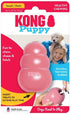 KONG Puppy Natural Teething Rubber Chew Toy, Stuffable Fetch Toy for Small Puppies, Pink