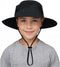 Kids Sun Hat UPF 50+, Sun Protective Bucket Hat for Boys Girls, Wide Brim Summer Beach Fishing Hat