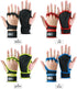 Fitness Gloves with Wrist Wraps | Half Finger Sports Training Gloves for Men & Women, Shock Absorption & Anti-Slip