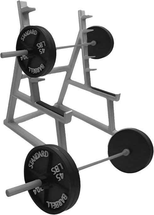 Modern Gray A-Frame Squat Rack Pen Holder for Gym Lovers