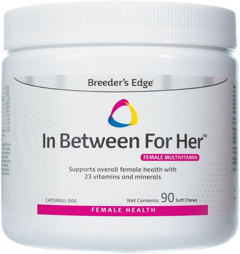 Revival Animal Health Breeder's Edge in Between for Her, Female Multivitamin for Cat/Small Dog - 90 ct