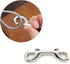 2 Pcs Double Ended Lead for Dogs - Zinc Alloy Bolt Snap Hooks for Diving Dog Leash Key Chain