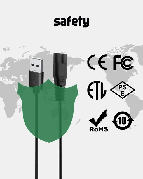 HOLDOG Dog Clippers Charger, 5V USB Replacement Charging Cord Compatible with HOLDOG Professional Heavy Duty Clipper