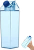 Clear 17Oz Milk Bottle, Leakproof Cap Reusable Drink Container for Juice Soda