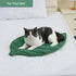 30 20 Inch 2025 Letalong X Leaf Shaped Cotton Cat Bed Pad, Warming Cat Mat, Pet Warming Pad for Cats, Warmer Mat