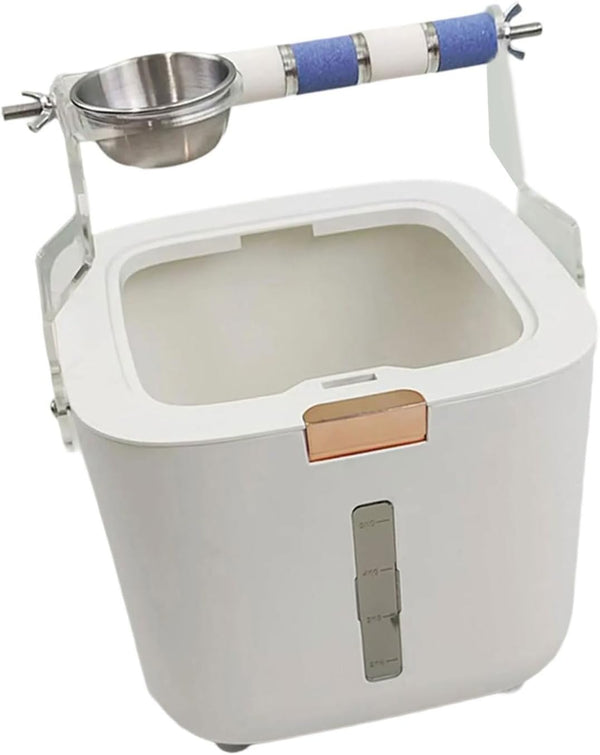 Ywmsfl Parrots Potty Training Stand Detachable Bucket Bird Toilet Perch for Small to