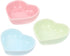 ULTECHNOVO Hamster Ceramic Food Bowl, 3pcs Cute Shape Food Dish for Hamster, Rat, Mice, and Small Animals