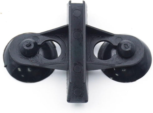 10 Pieces Black Aquarium Divider Suction Cup Clips, Plastic Mesh Board Isolation Holders for Fish Tank