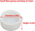 8 Pcs Mini Dish Water Bowl for Tarantula Spider, Scorpion, Cricket, Snail, Manti, Millipede, Tiny Bugs (White)