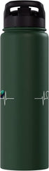 Mantis Shrimps Mantis Shrimp Lovers Shop Mantis Shrimps Heartbeat Mantis Shrimp Stainless Steel Insulated Water Bottle
