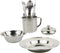 Luxshiny Stainless Steel Camping Cookware Set Portable 1-2 Person Mess Kit Outdoor