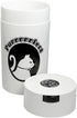 Pawvac 12 Ounce Vacuum Sealed Pet Food Storage Container, White & Cat