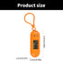 jojnsha Backpack LED Digital Keychain Pocket Watch Portable Miniature Clock for Students Kids Lightweight Timepiece