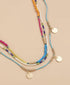 COLLAR DE VARIAS PIEZAS MULTICOLOR HIPPIE VERANO PRIMAVERA