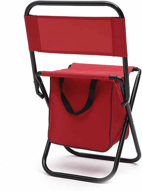 RiToEasysports Folding Chair, Portable Camping Chair with Storage Pocket Bag for Outdoor Fishing,