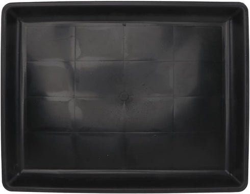 POPETPOP Dog Travel Crate Tray, Plastic Replacement Pan for Dog Crate, 34x26cm