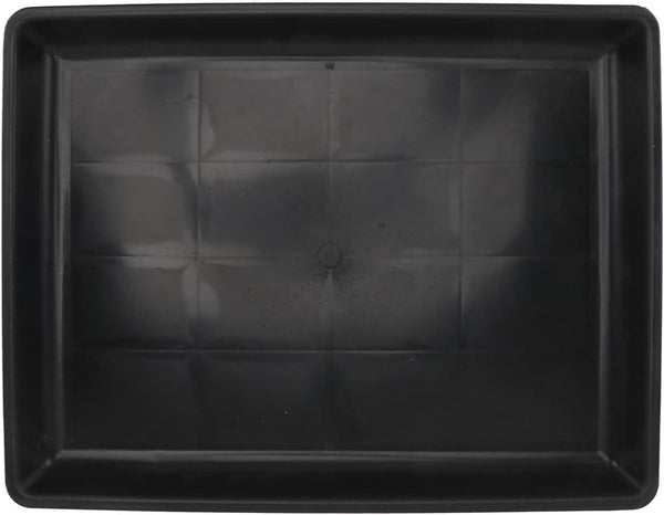 POPETPOP Dog Travel Crate Tray, Plastic Replacement Pan for Dog Crate, 34x26cm