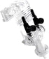 2-Way Aquarium Air Check Flow Control, Check Valve & Switch Gang Valve, Aquarium Accessories (Clear, Black)