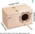 Pet Wood Parakeet Nest Box - Bird House Breeding Nesting Cage Box for Lovebirds, Cockatiel, Parrotlets
