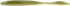 Strike King KVD Dream Shot Fishing Lure, Soft Plastic Worm, Coffee Scent, Hinged Tail, Salt Impregnated, Open Pour