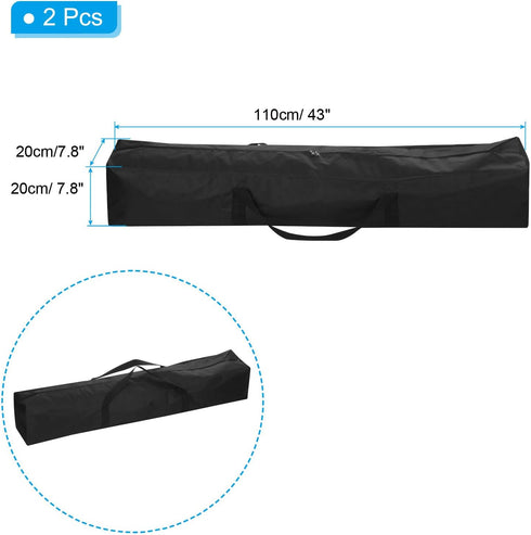 43 Inch 2 Pack PATIKIL Camp Chair Replacement Bag, Nylon Folding Chair Carrying Storage Bag for Beach Chair with Large