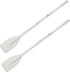 OMENI 2Pcs Dinghy Oars Kayak Paddle Boat Oars for Row Boat, Grey Aluminium Alloy Oars for Inflatable Boat