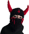 Thickened Crochet Knit Balaclava Hat for Women Girls, Funny Long Bunny Ears Beanie with Scarf Mask Thermal Headwear
