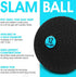 Yes4All 12lbs Slam Ball, No-Bounce Ball for Exercise, Cross Training and Core Strength Workout - Triangle Black