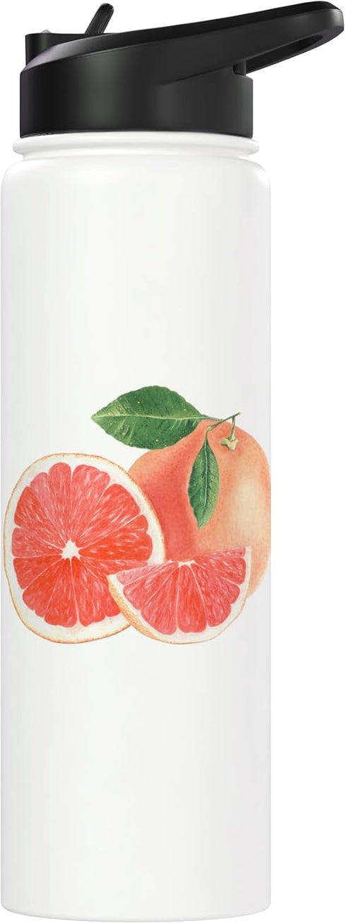 Clever Witty Grapefruit Designs Just Really Like Grapefruit Grape Fruit Pink Citrus Stainless Steel Insulated Water