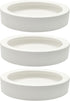 3 Pcs Ceramic Reptile Food Bowl, Triangular Water Feeder for Lizard, Anoles, Bearded Dragons, Hermit Crabs