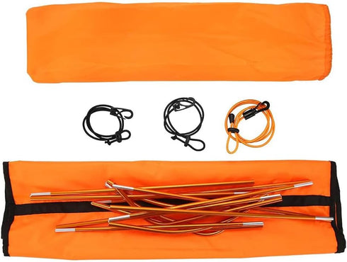 Sun Shade Canopy for Kayak Boat Canoe, Waterproof Awning Top Cover for Outdoor Fishing, Orange