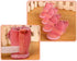 payanwin Anti-Slip Dog Boots Paw Protector, Winter Warm Skidproof Sneakers for Small Dogs (#1, Pink)