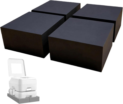 Hxszk 2-Inch Height Lift Porta Potty Pads 4 Pack - 4x4x2 Inch Universal