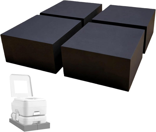 Hxszk 2-Inch Height Lift Porta Potty Pads 4 Pack - 4x4x2 Inch Universal
