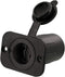 Scotty #2126 Depthpower Marinco Electric Socket, Black