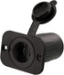 Scotty #2126 Depthpower Marinco Electric Socket, Black