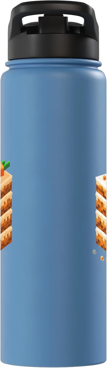 Carrot Cake Passion Cake Dessert Baking Designs 8 Carrot Cake Bit Stainless Steel Insulated Water Bottle