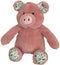 Pet Lou Dog Toy, 15'' Promo Pig, Fetch Toy, Plush Dog Chew Toy for Medium and Large Dogs, Crinkle & Squeaky, Mauve