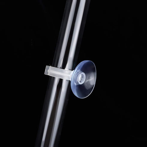 Acrylic Shrimp Feeding Tube and Dish Set with 2 Suction Cups, Bowls for Fish Aquarium Shrimp Fish, Tube Length 32cm