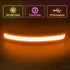 Illumifun LED Running Belt - High-Visibility Light Up Sash, USB Rechargeable Elastic Waistband for Running Cycling