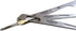 Titanium Utensils Set, Ultra-light Spoon Fork Knife with Carabiner for Camping and Travel