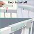U Shape Fence Reinforcement Groove, Durable PVC Portable Fittings Accessory for Pet Gate Fence Reinforcement