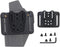 Quick-Release Holster Adapter for Airsoft, Paintball, Tactical Gear, Fits Waist Belts