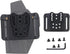 Quick-Release Holster Adapter for Airsoft, Paintball, Tactical Gear, Fits Waist Belts
